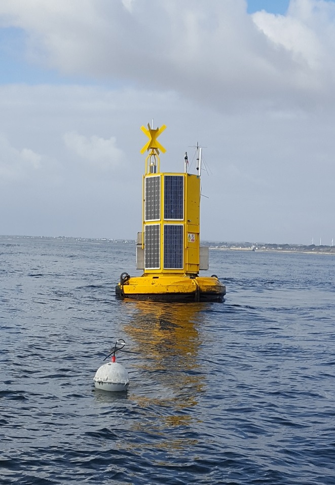 Lagrangian Waverider in proximity to Smartbay buoy